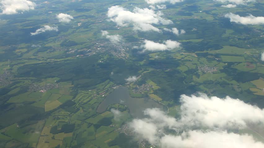 Flying over Cologne (Köln) in germany. 