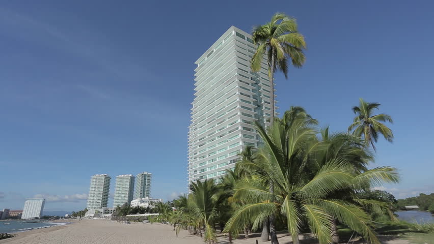 Beach Scene in Puerto Vallarta, Jalisco, Puerto Vallarta, Mexico, North America
