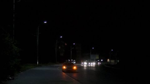 Cars in night city