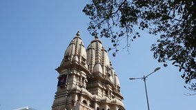 Low angle view of the Chhatarpur Temple, New Delhi, India