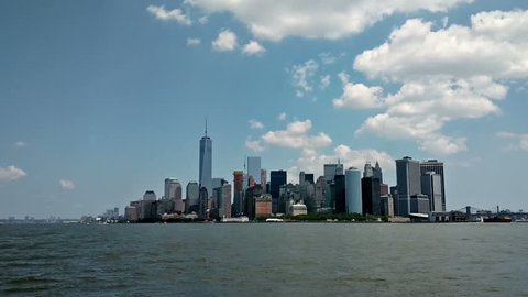 New York City, USA-Jul 6,2015: Manhattan skyline in new york city, USA
