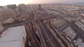 Aerial video in Las Vegas, Nevada.