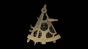 Antique sextant 2 loop + alpha layer 