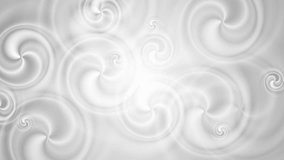 Grey pearl swirl spiral design. Seamless loop design. Video animation HD 1920x1080