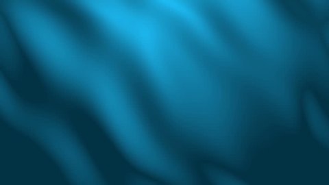 4k Light Blue Fabric Wave Animation Background Seamless Loop.