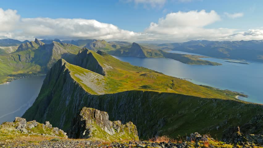 Senja Island Norway Landscape With Stock Footage Video 100 Royalty Free Shutterstock