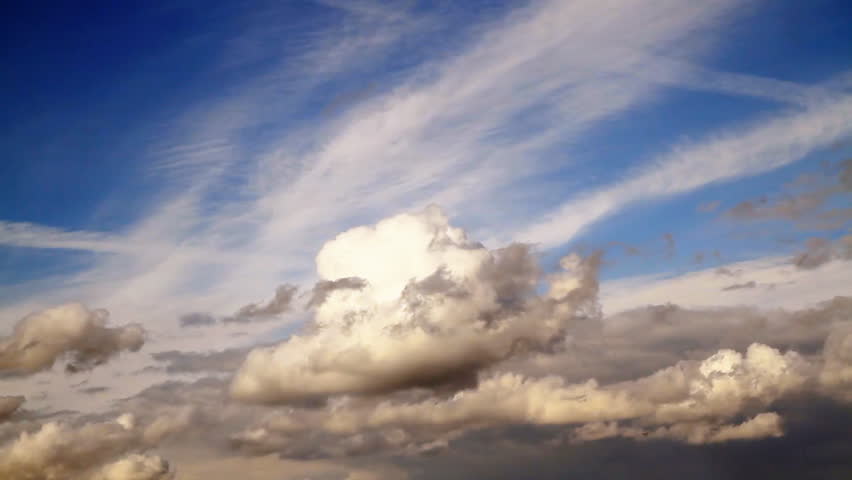 clouds in the sky timelapse