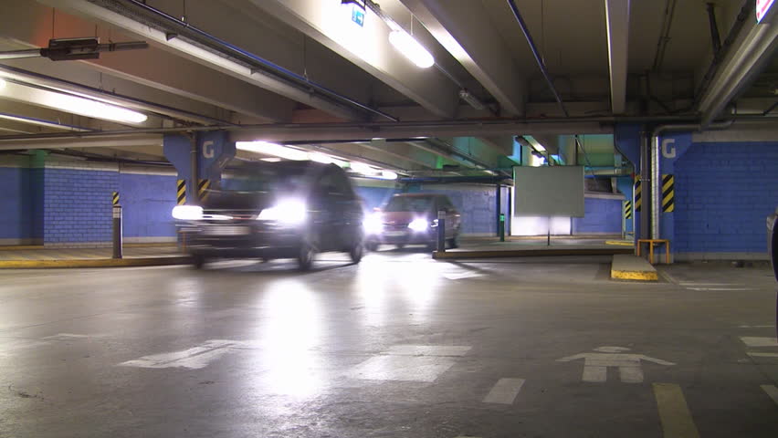 Underground parking time lapse 