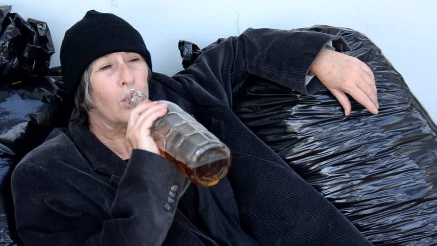 drunk woman 