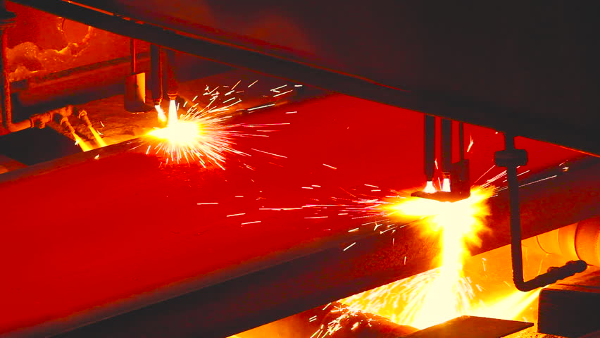 Steel works. Iron smelting.