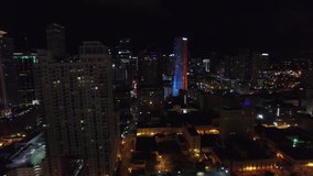 Downtown MIami aerial video
