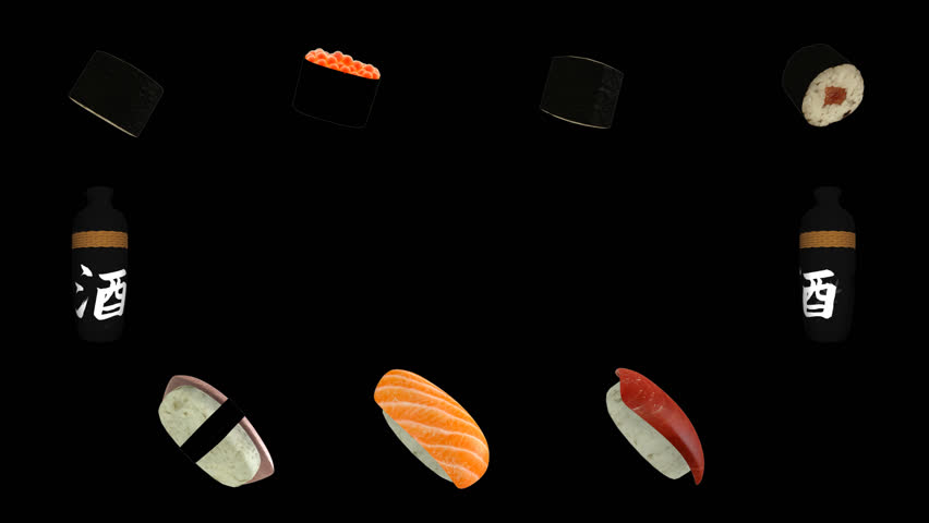 3d Sushi Dancing Composition
Asian Food Sushi Japan Alpha Channel.. PNG + Alpha