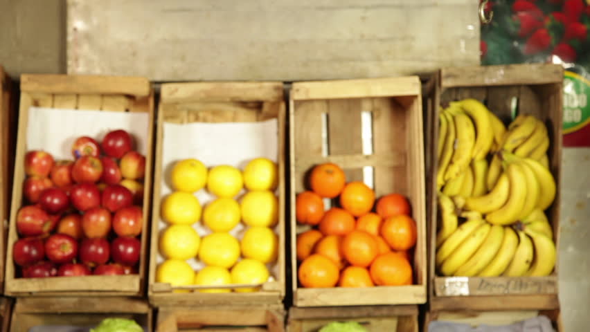 Customer buying some fruit