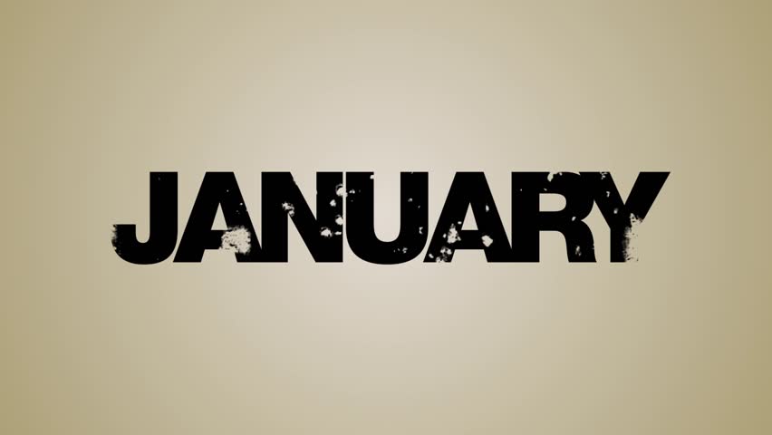 Dynamic typographic animation of each month of the year. High definition 1080p