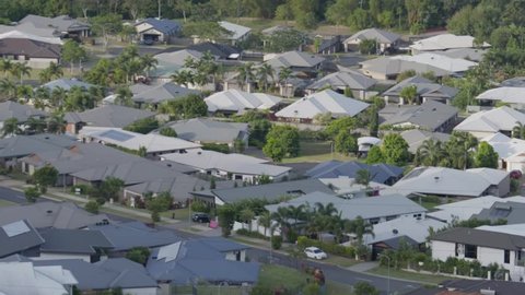 Urban housing Sprawl in Australia. 