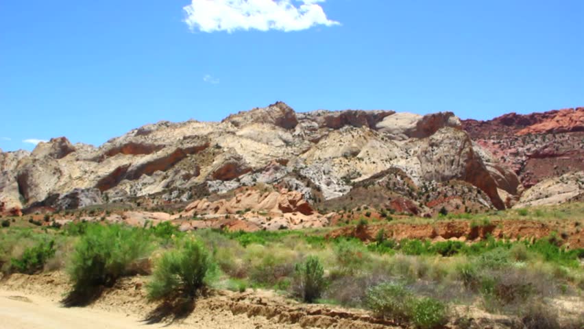 A beautiful desert landscape in Capitol Reef National Park in Southern Utah