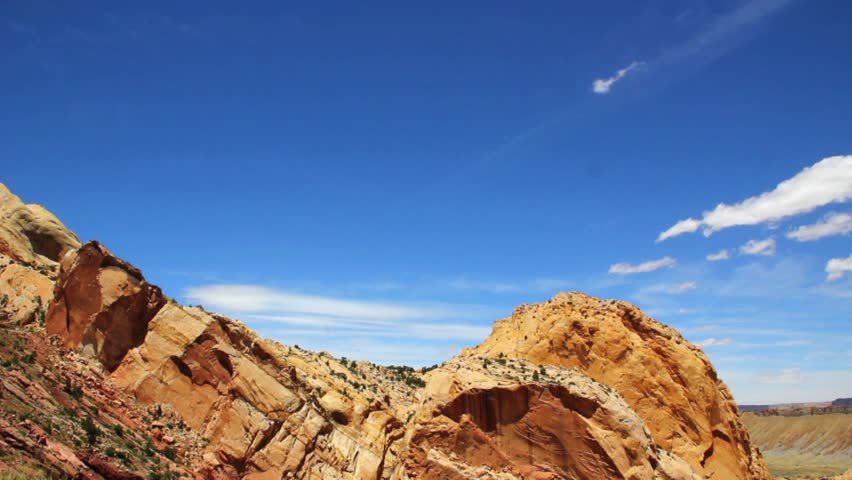 A beautiful desert landscape in Capitol Reef National Park in Southern Utah