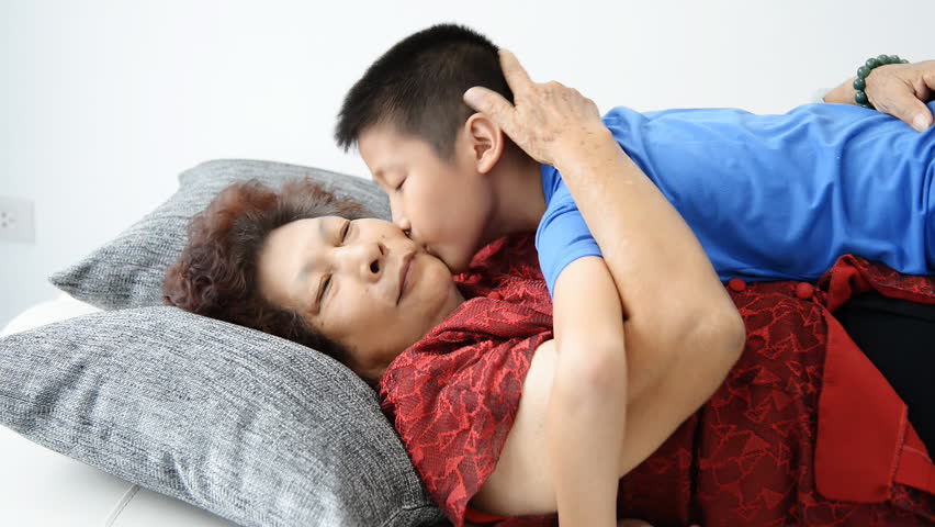 Boy making love to grandma Grandma And Grandchild Hugging Happy Stock Footage Video 100 Royalty Free 12008594 Shutterstock