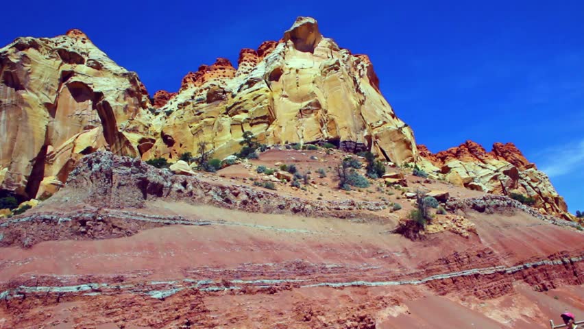 The desert of Capitol Reef National Park in Southern Utah