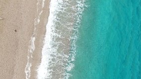 Playa de los Muertos - Andalusian Beach aerial video. Spanish landscape