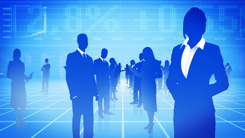 Business people, global communication. | Shutterstock HD Video #1203643
