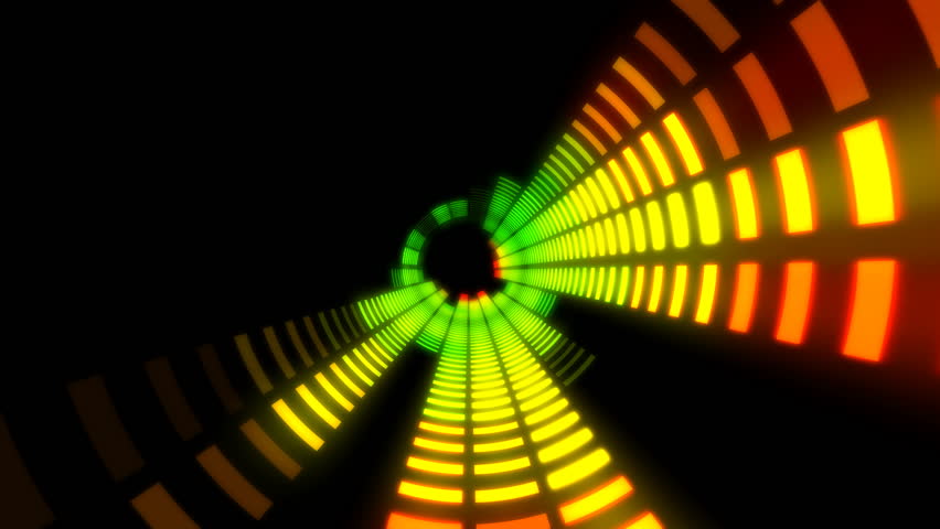 circular digital audio vu meters moving Stock Footage Video (100%