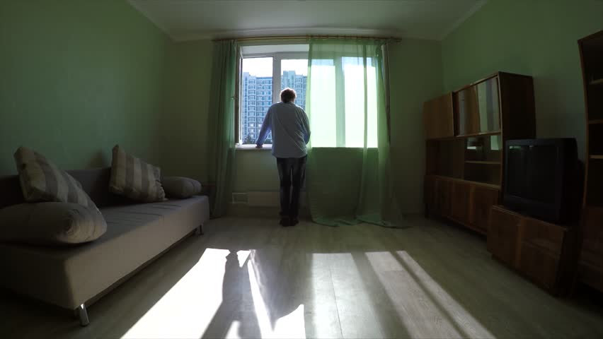 Lonely Guy At The Apartment Stock Footage Video 100 Royalty Free Shutterstock