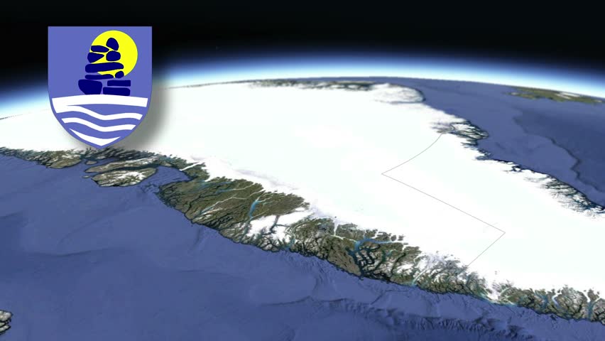 Sermersooq whit Coat of arms animation map
Administrative divisions of Greenland
