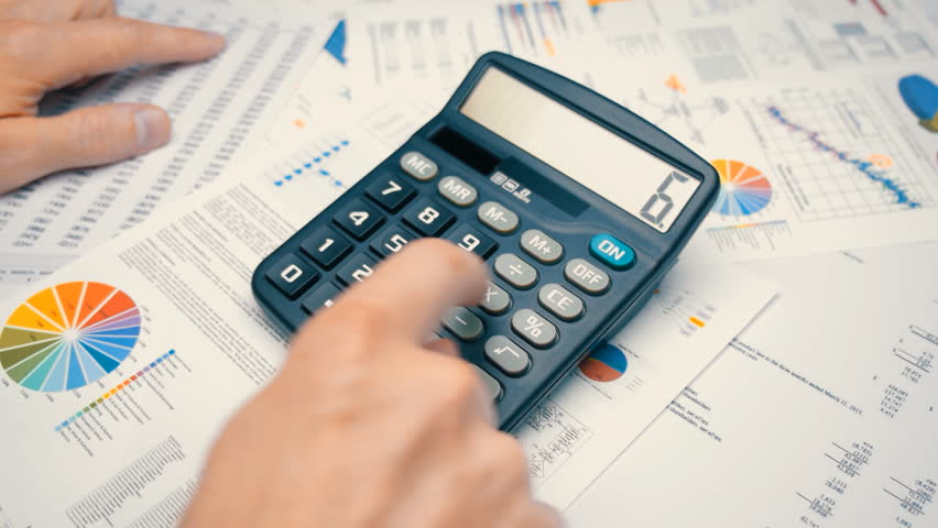 Businessman Counting On the Calculator. Stock Footage Video (100%  Royalty-free) 12110906 | Shutterstock