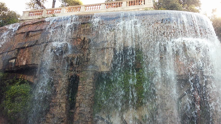 Waterfall in Nice, France