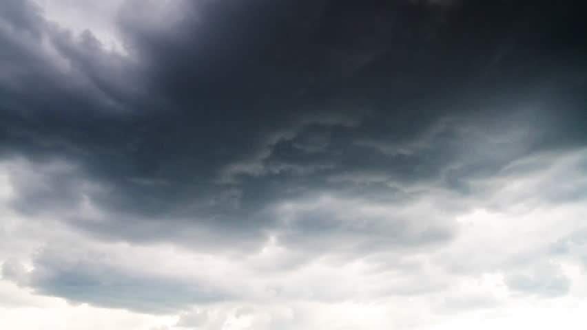 rain clouds, timelapse