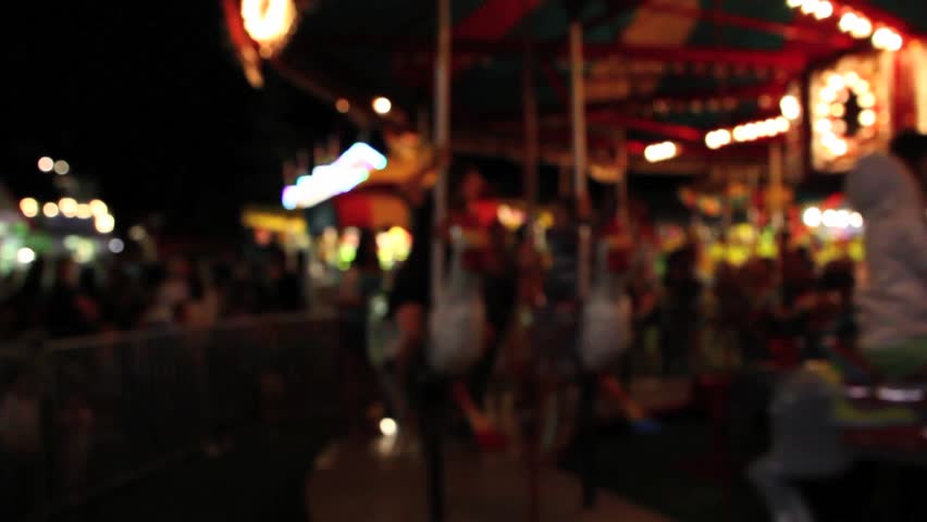A carousel at the carnival