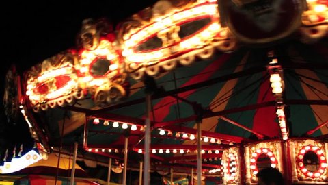 A Circus Carousel स्टॉक वीडियो
