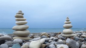 Rocks on the cyprus beach
