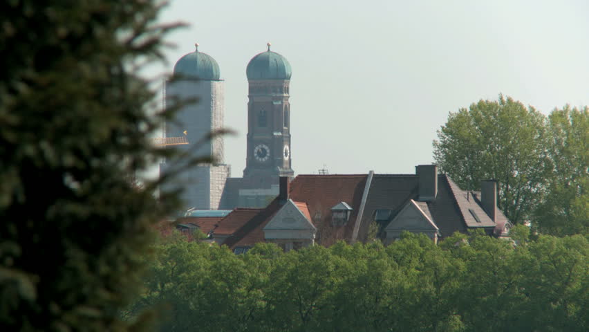 Church of our Lady in the background