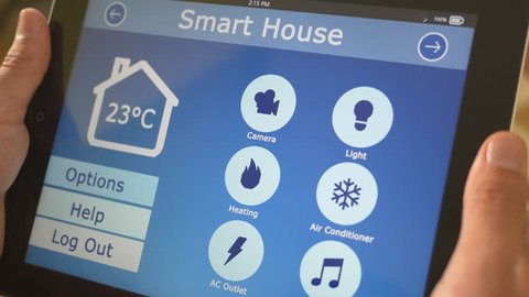 Smart house automation application on tablet controling the temperature of the building. The market is expected to grow of 11.36% between 2014/2020, and reach $12.81 billion by 2020.