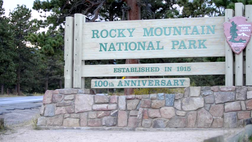 Rocky Mountain National Park Entrance 100th Anniversary