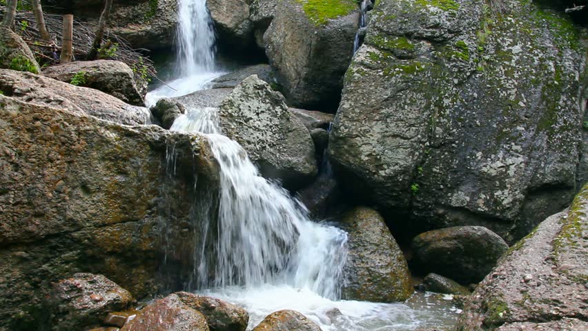 waterfall Kukrauk in Russia, Ural