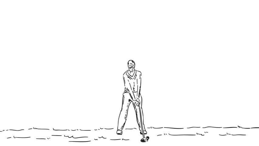 Golf player hole in One