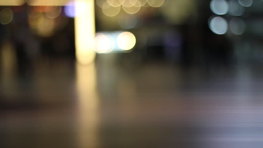 blur / bokeh city night life