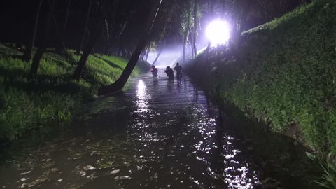 Special forces in night action