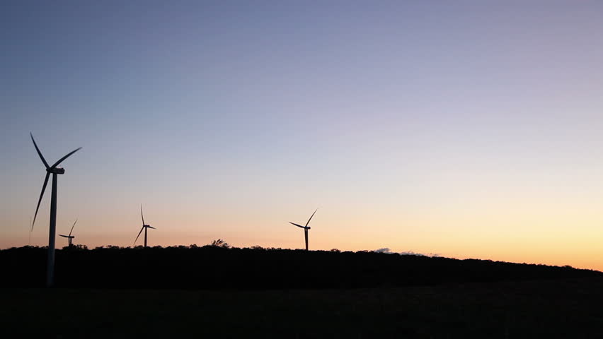 Windmills. Clean Energy.