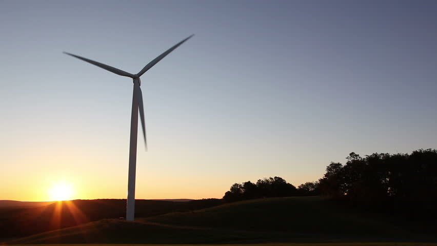 Windmills. Clean Energy.