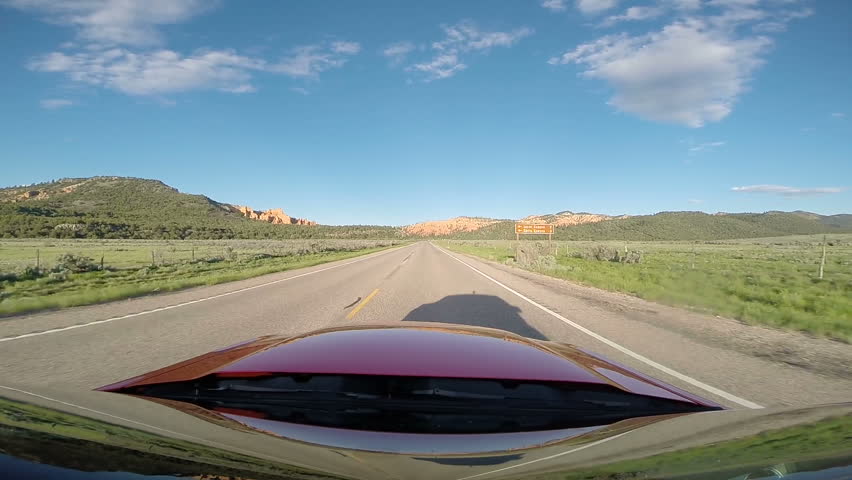 Highway from Salt Lake to Bryce Canyon National Park