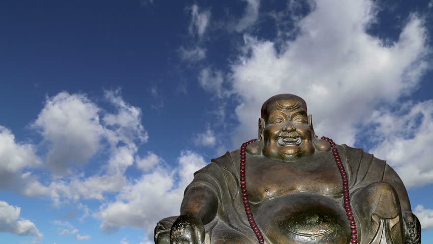 Buddhist Temple. Statue of Buddha-- Beihai Park -- is an imperial garden to the northwest of the Forbidden City in Beijing, China  