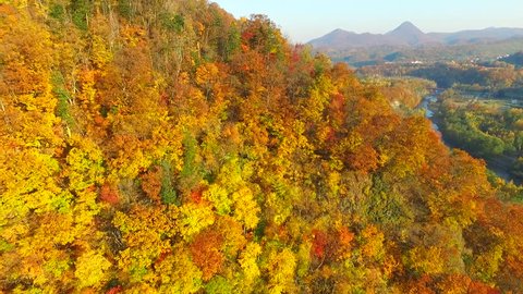 Aerial: the heyday taken with multirotor autumn colors _7
/ October 19, 2015 in Japan of the shooting in Hokkaido /
Autumn scenery, which celebrated its peak of coloring.