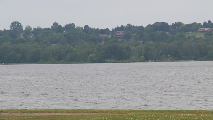 Grey day at the beach. 
Pigeon Lake, Ontario, Canada. 
Storm is coming. 