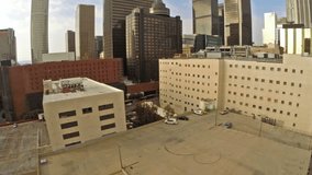 Aerial video in Los Angeles California.