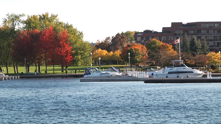 Waterfront and boats, shore, marina.
Ontario, Canada