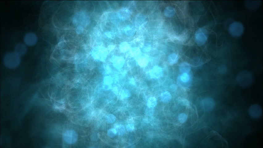 Loopable abstract background blue bokeh sparkle circles